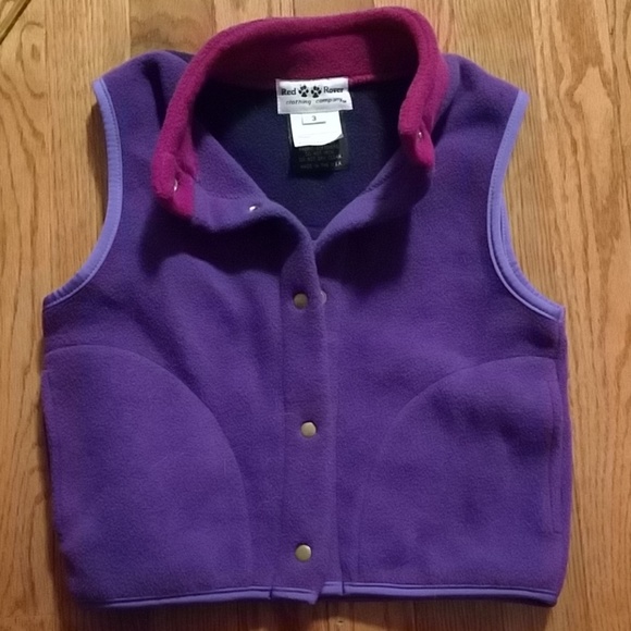Red Rover Purple Fleece Vest, size 3 (3T-4T) - Picture 1 of 8